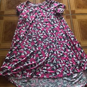 Worn 1X lularoe Carly dress for Disney!